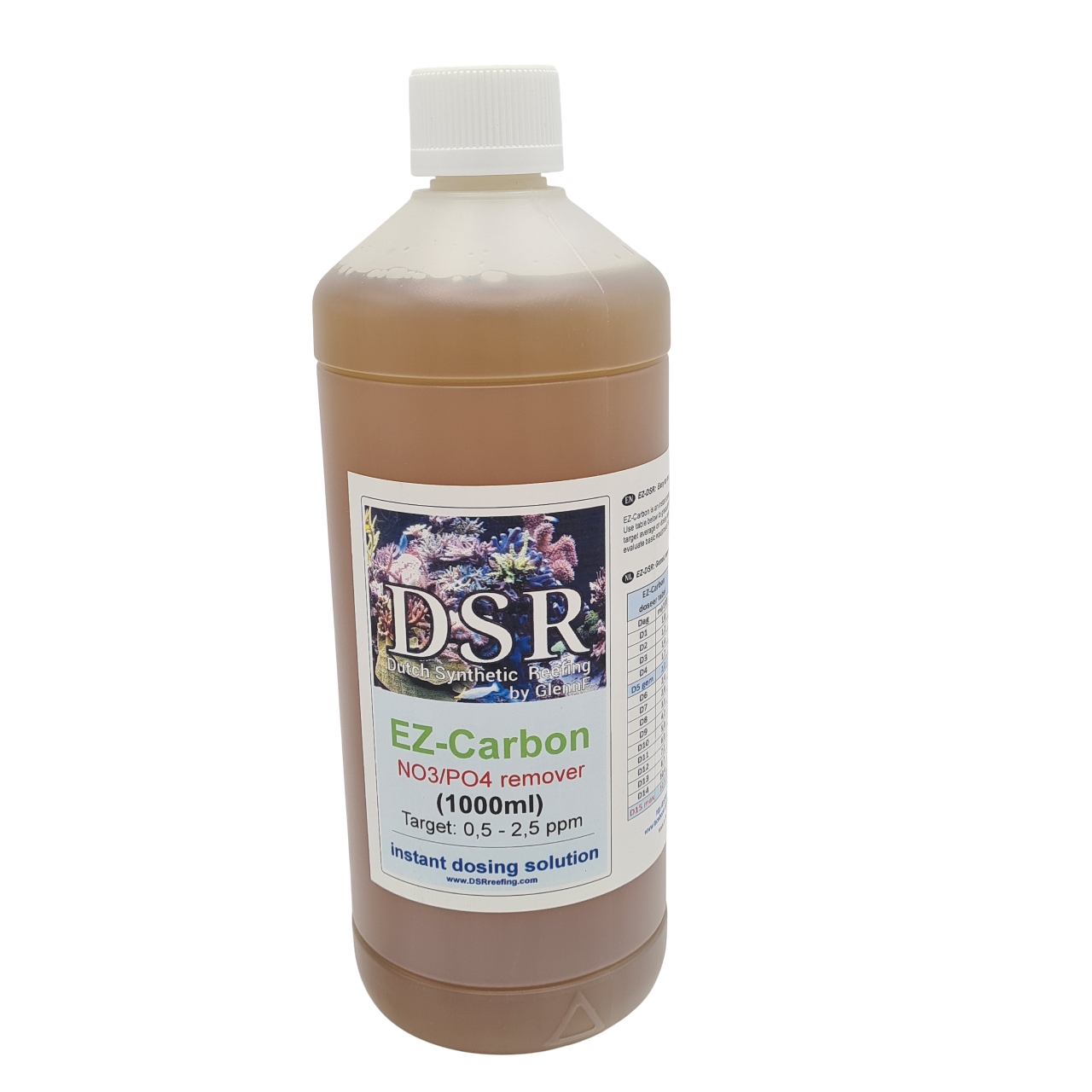 DSR EZ Carbon 1 L réduit efficacement les Nitrates et Phosphates en aquarium marin