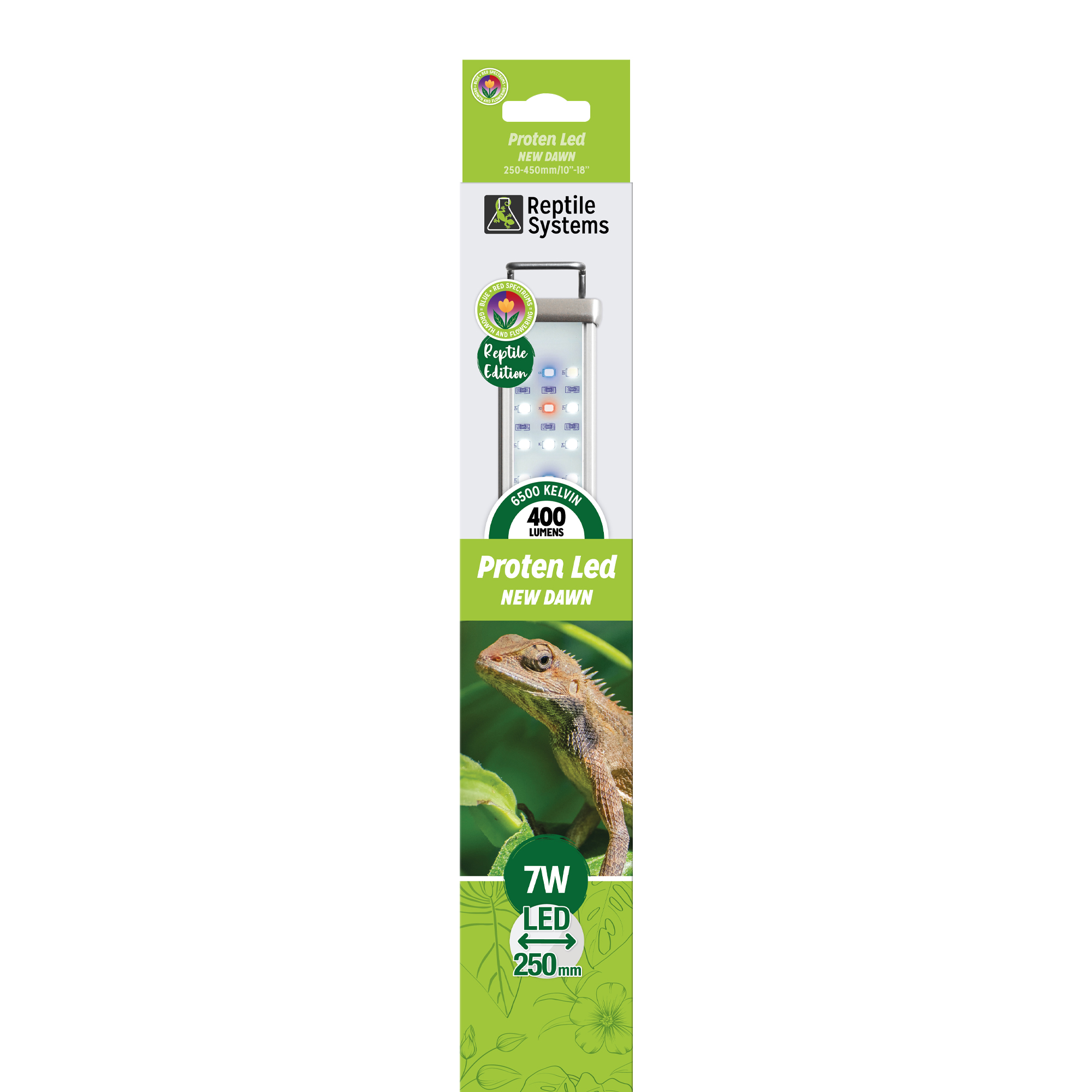 reptile-systems-proten-led-new-dawn-7w-rampe-leds-6500k-pour-terrarium-de-25-a-45-cm