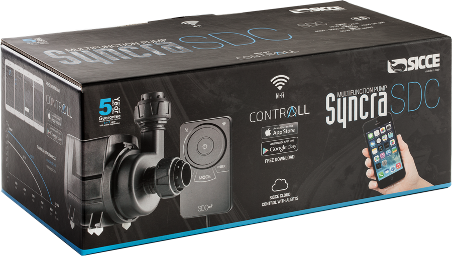 SICCE Syncra SDC 7.0 pompe à débit réglable de 3000 à 7000 L/h pilotable par Smartphone
