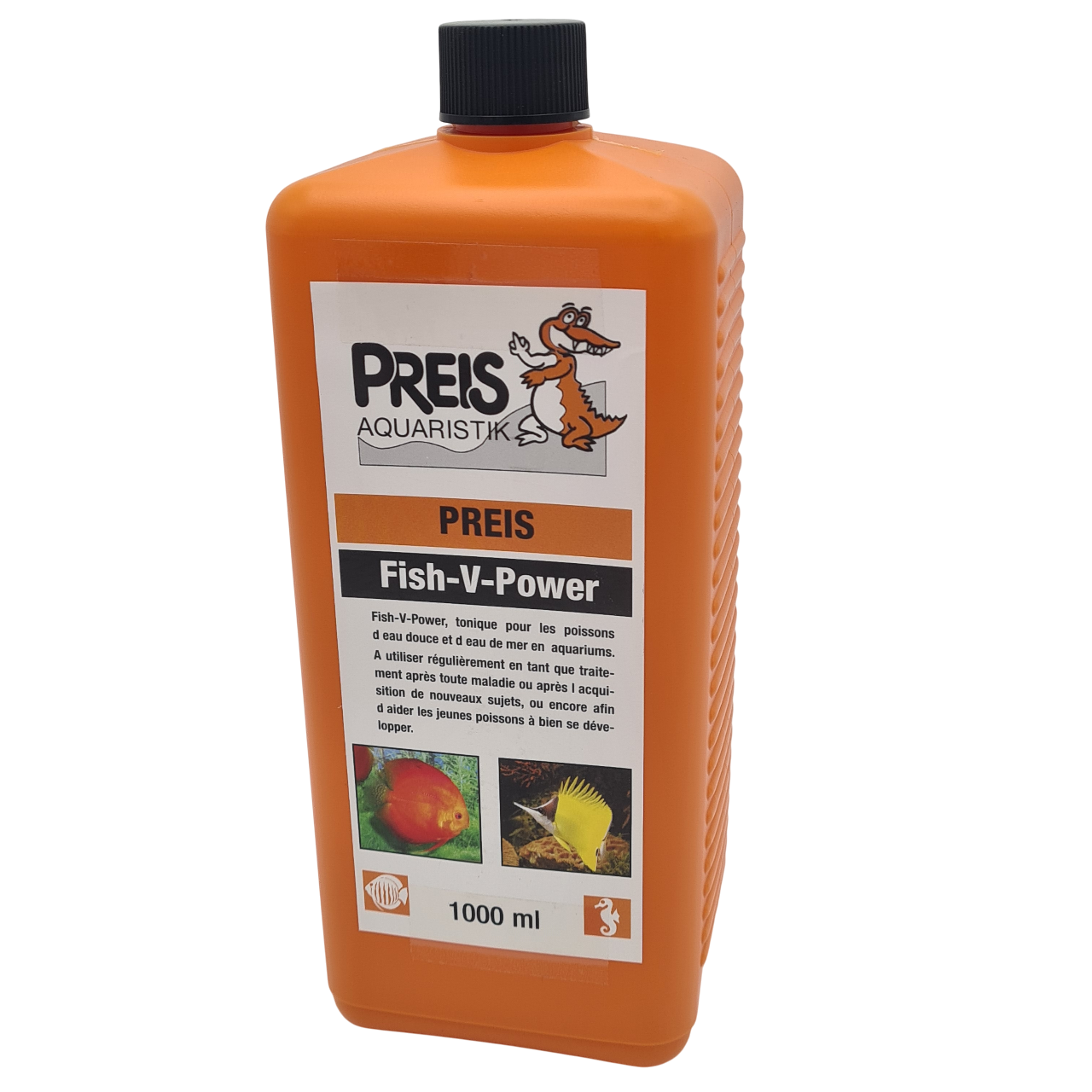PREIS Fish V-Power 1 L produit tonifiant et anti-stress pour poisson d\'eau douce et d\'eau de mer