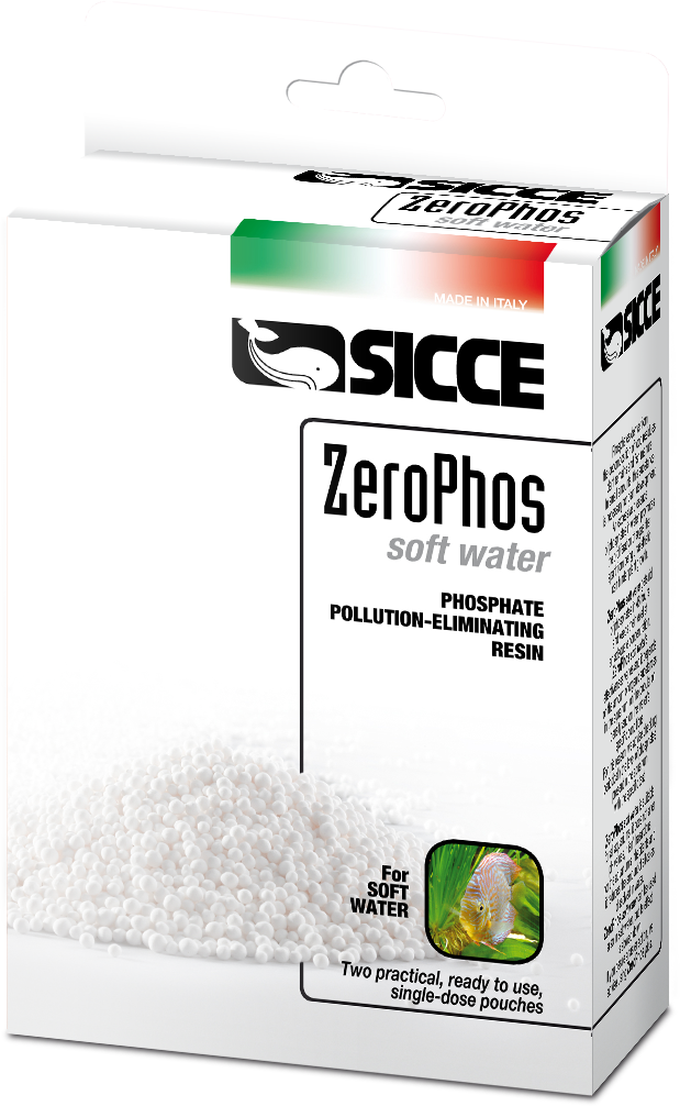 SICCE ZeroPhos Dolce 2 x 50 gr granules de résine anti-phosphates pour aquarium d\'eau douce