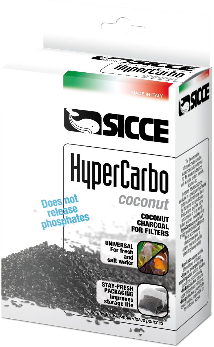 SICCE HyperCarbo Coco 2 x 150 gr charbon actif de noix de coco pour un effet durable