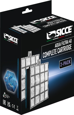 SICCE Lot de 4 cartouches de mousse pour filtre AquaFiltra 40