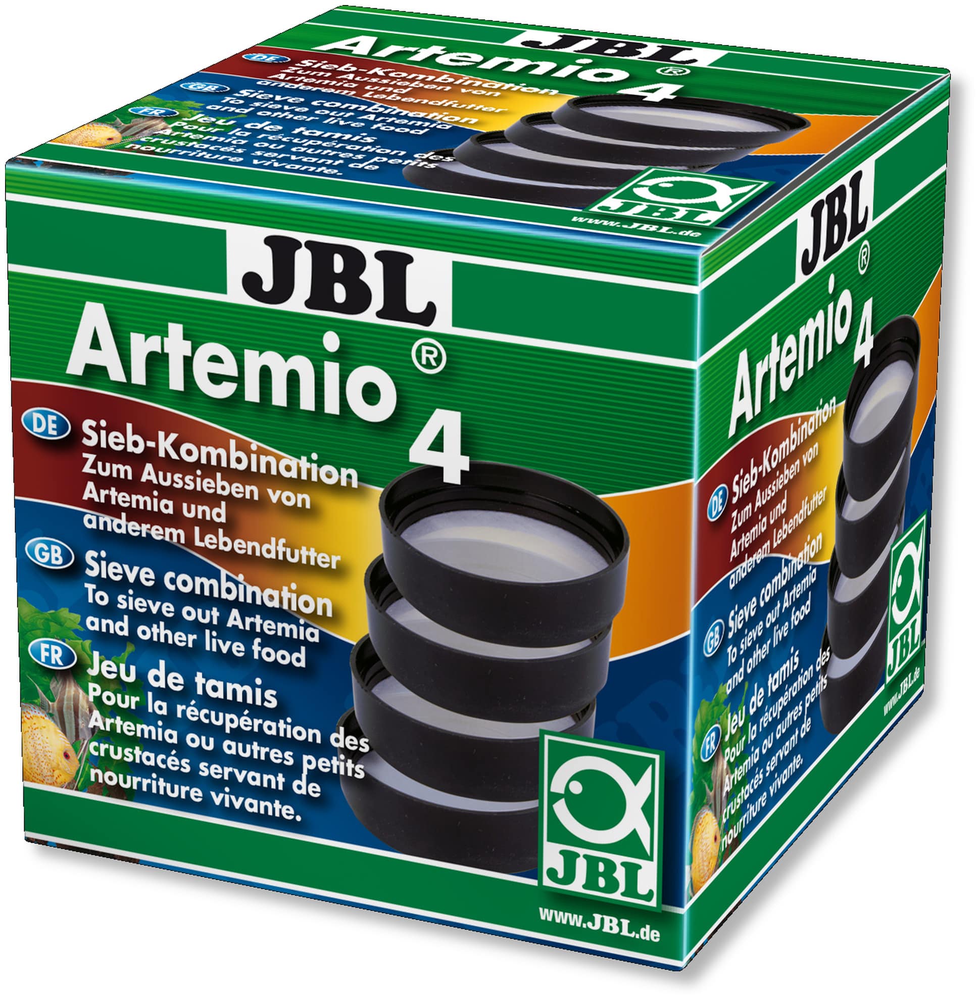 JBL Artemio 4 jeu de tamis pour aliments vivants