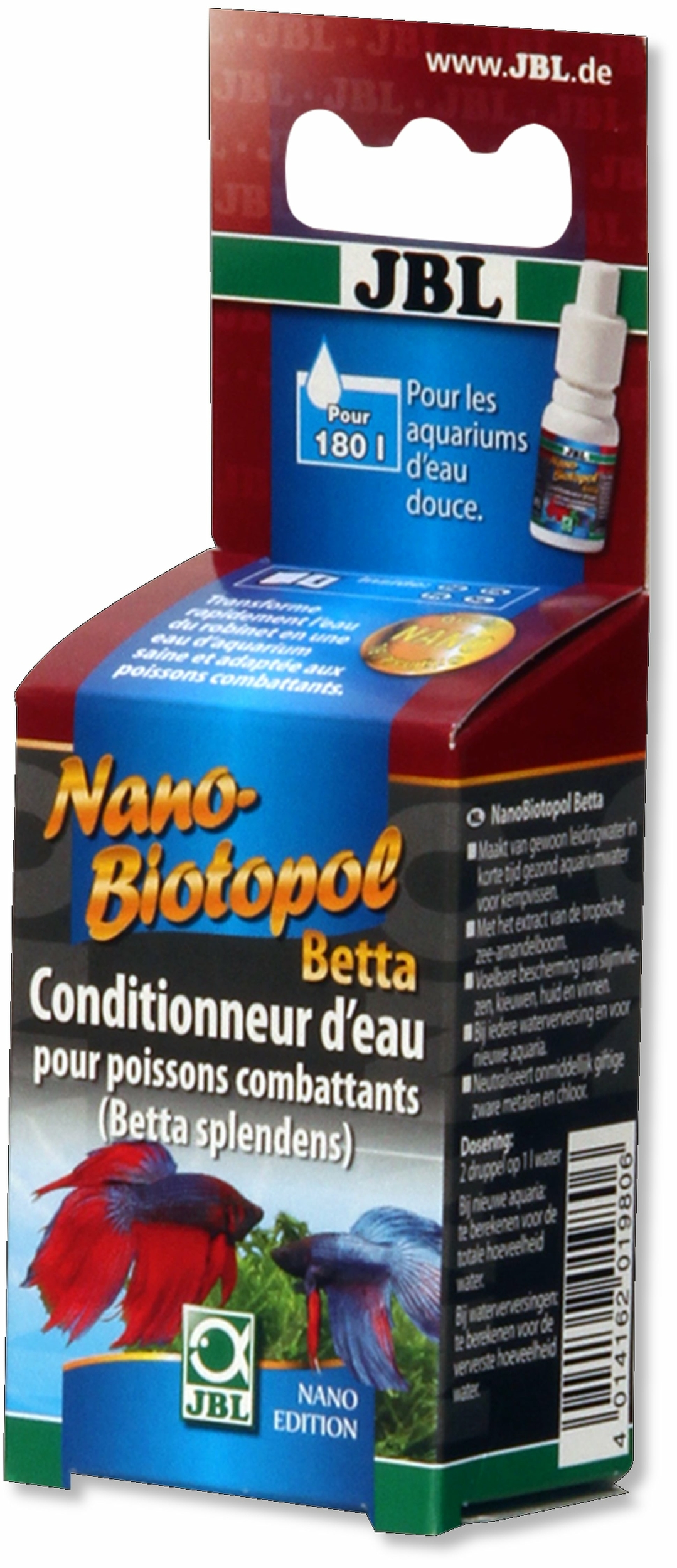JBL NanoBiotopol Betta 15 ml conditionneur d\'eau pour combattants