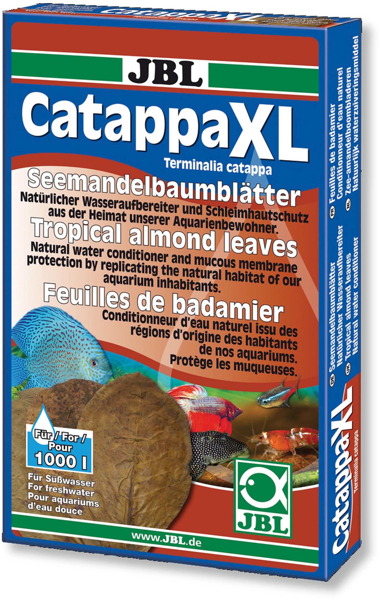 JBL Catappa XL feuilles de badamier aux vertus médicinales en format XL