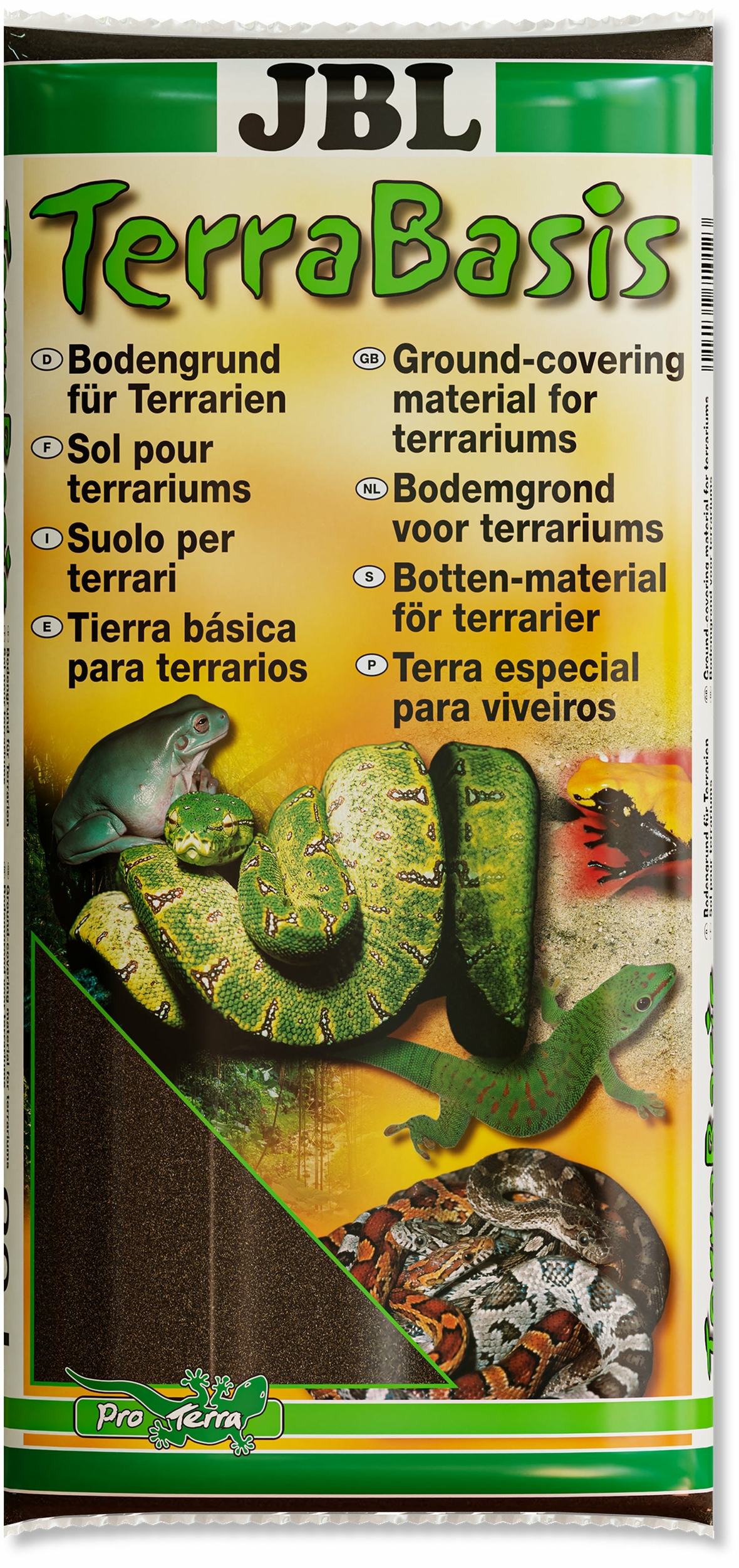 JBL TerraBasis 20 L substrat pour terrariums humides et semi-humides