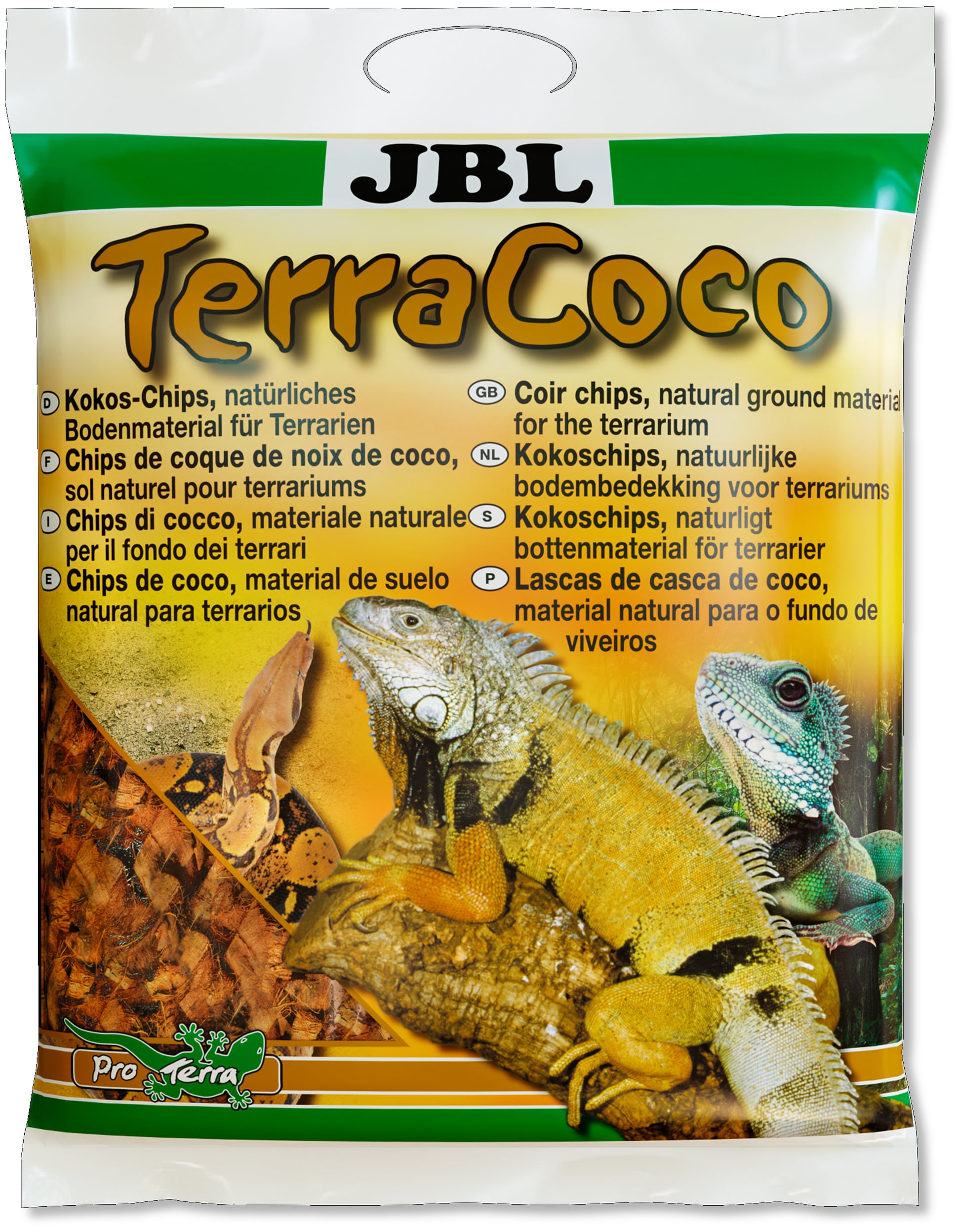 JBL TerraCoco 5 L substrat de copeaux de noix de coco, matériau naturel pour terrariums