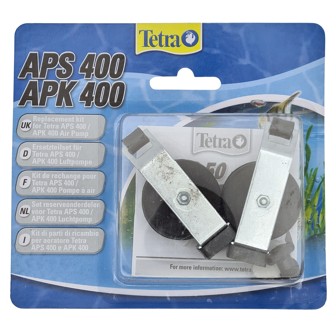 TETRA Kit de réparation avec 2 membranes pour pompe à air APS 400