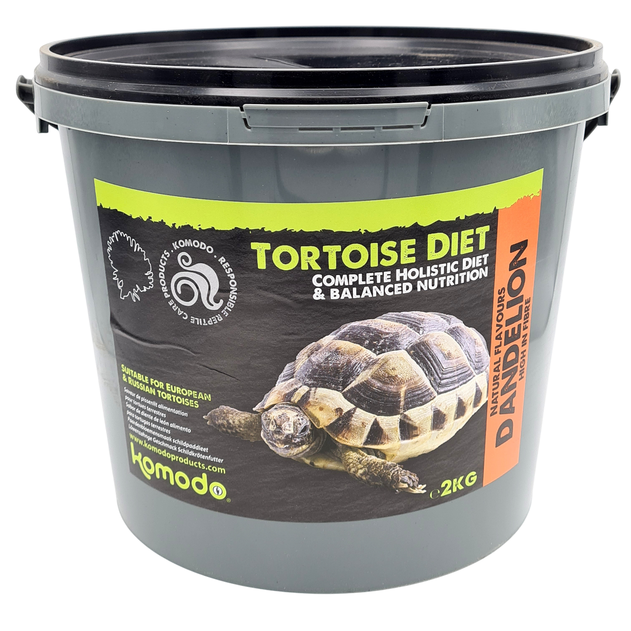 KOMODO Tortoise Diet Dandelion 2 Kg nourriture à base de pissenlits pour tortues de terre