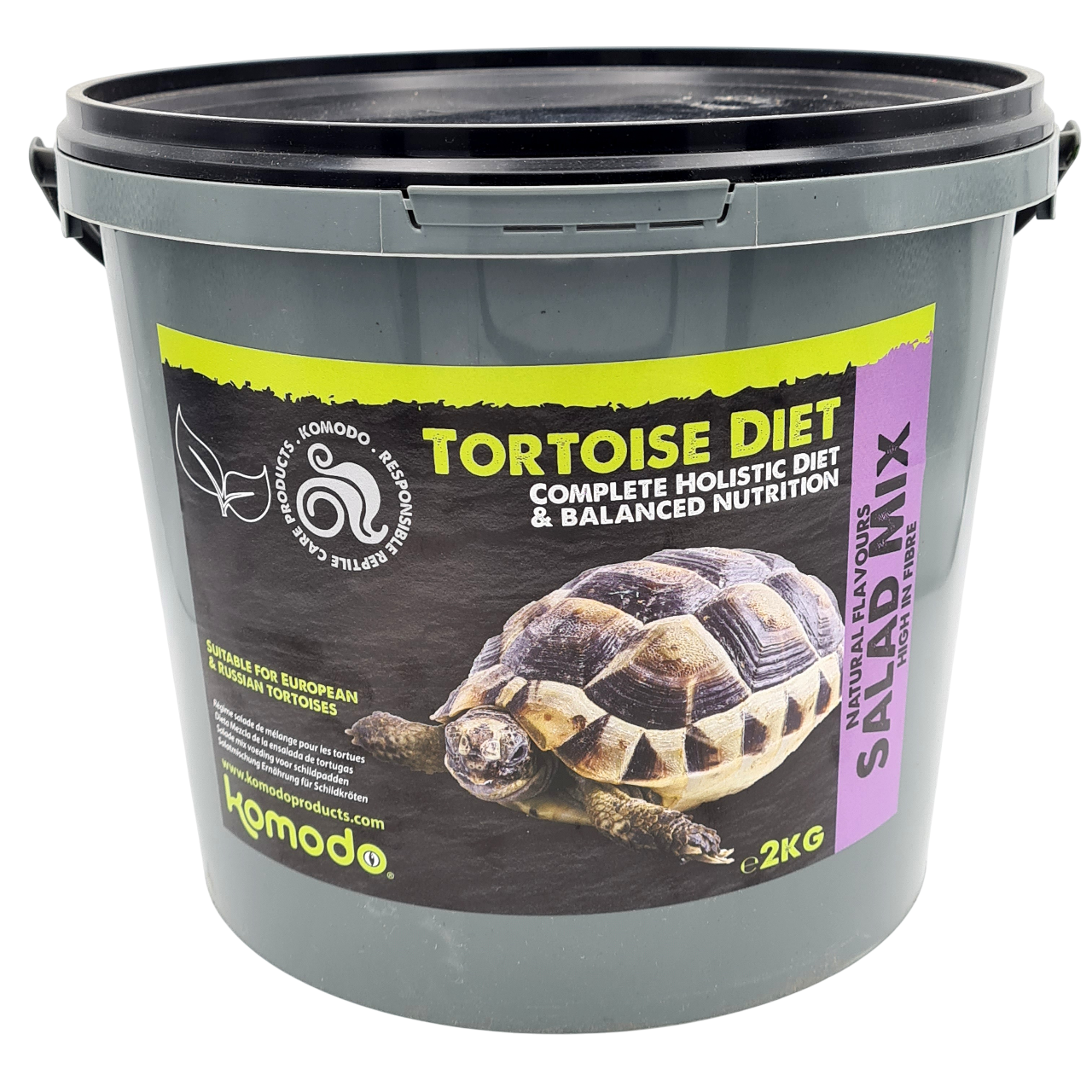 KOMODO Tortoise Diet Salad Mix 2 Kg nourriture à base Salade pour tortues de terre