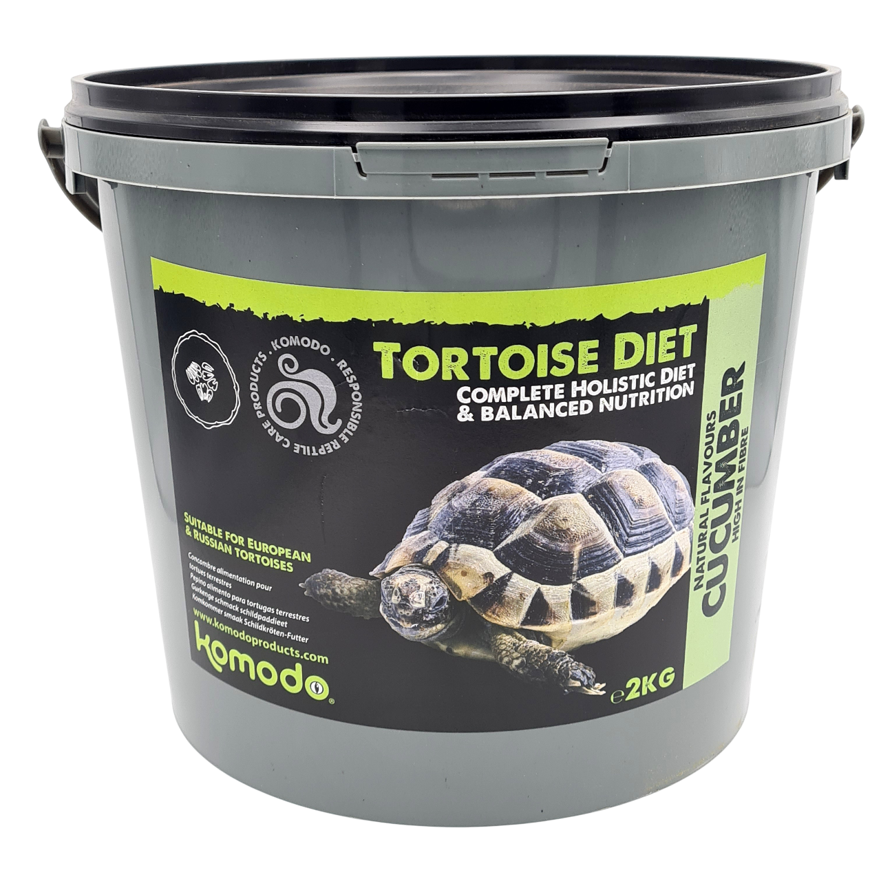 KOMODO Tortoise Diet Cucumber 2 Kg nourriture saveur Concombre pour tortues de terre
