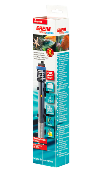 EHEIM ThermoControl 25 chauffage 25W pour aquarium de 20 à 25 L