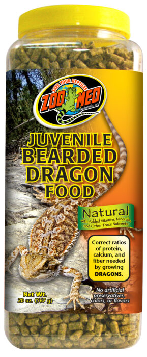 ZOOMED Natural Bearded Dragon Juvénile 567 gr nourriture naturelle pour jeune Agame Dragon Barbu
