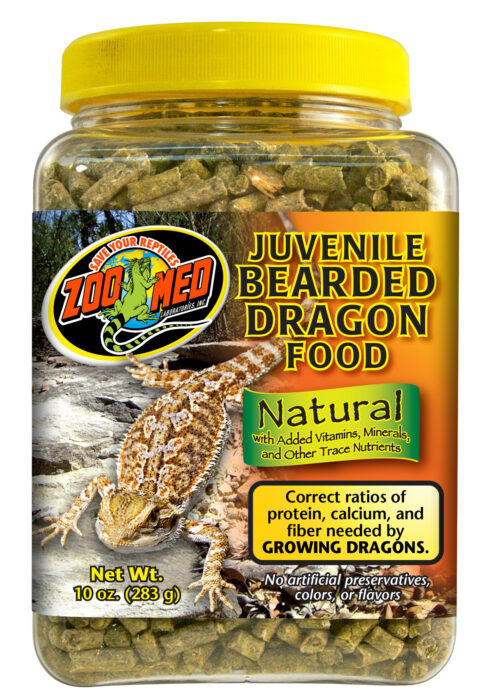 ZOOMED Natural Bearded Dragon Juvénile 283 gr nourriture naturelle pour jeune Agame Dragon Barbu
