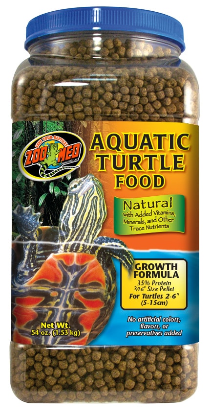 ZOOMED Natural Aquatic Turtle 1,53 Kg nourriture complète pour tortues d\'eau de 5 à 15 cm