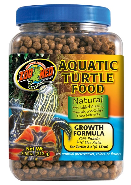 ZOOMED Natural Aquatic Turtle 212 gr nourriture complète pour tortues d\'eau de 5 à 15 cm