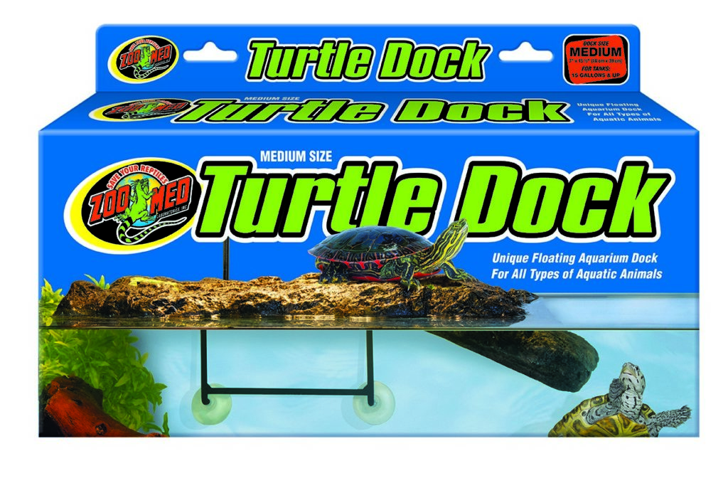 ZOOMED Turtle Dock Medium terrasse flottante 39 x 18 cm pour tortues d\'eau