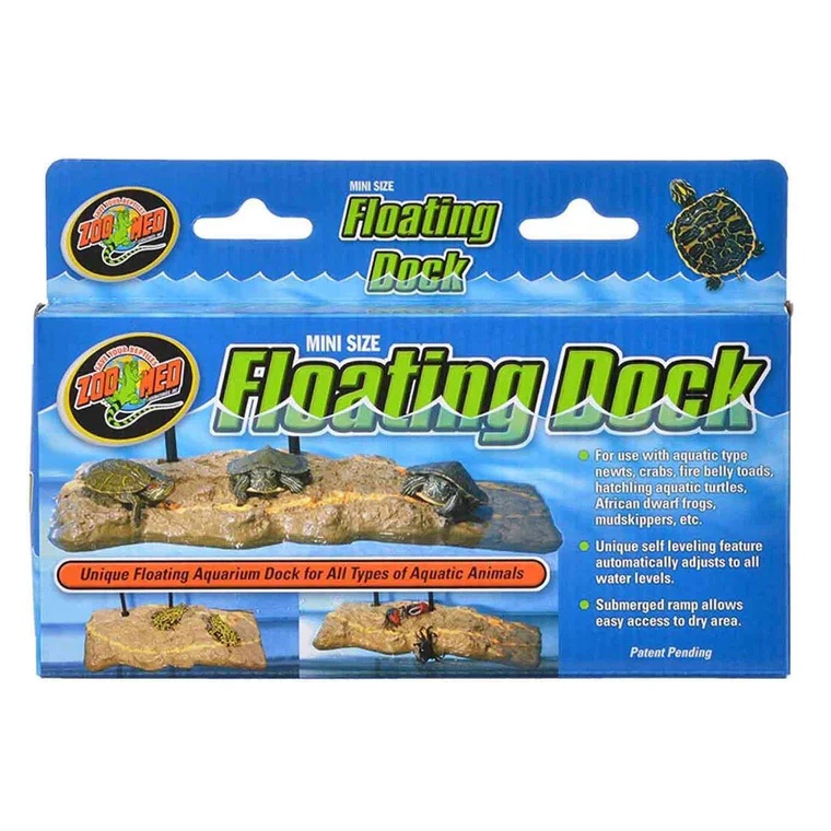 ZOOMED Turtle Dock Mini terrasse flottante 12,7 x 10 cm pour tortues d\'eau