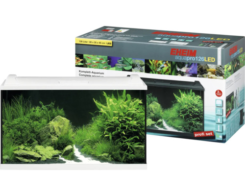 EHEIM AquaproLED 126 Blanc aquarium équipé 126 L dimensions 80 x 35 x 45 cm