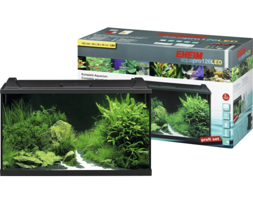 EHEIM AquaproLED 126 Noir aquarium équipé 126 L dimensions 80 x 35 x 45 cm