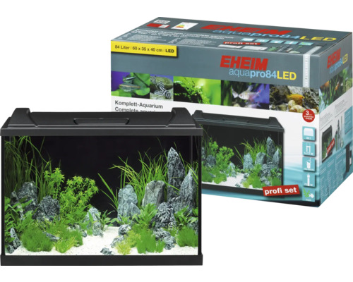 EHEIM AquaproLED 84 Noir aquarium équipé 84 L dimensions 60 x 35 x 40 cm