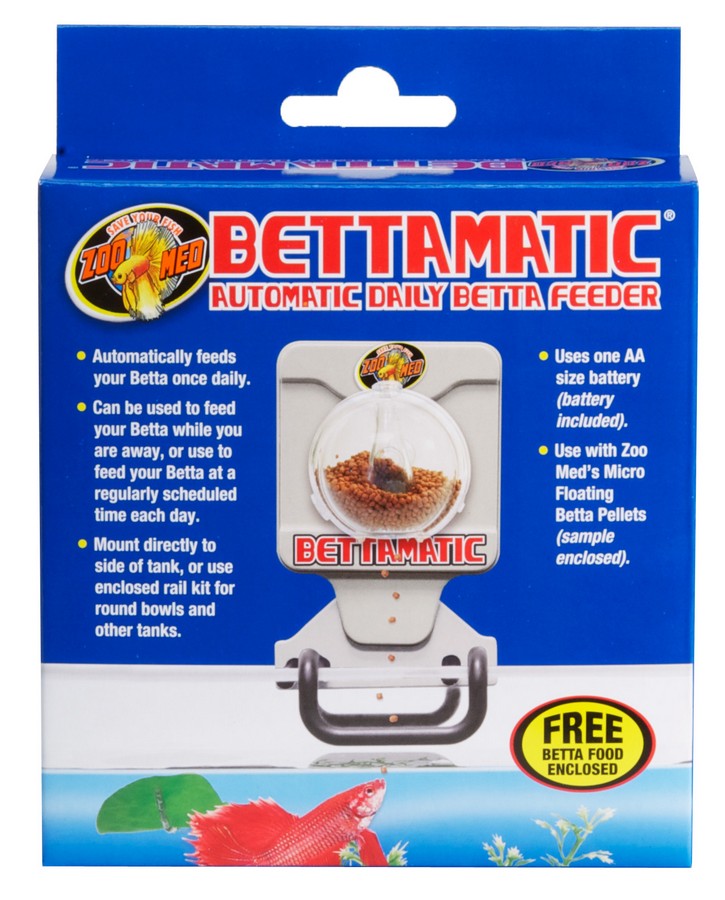 ZOOMED BettaMatic distributeur de nourriture pour petit aquarium et bocal