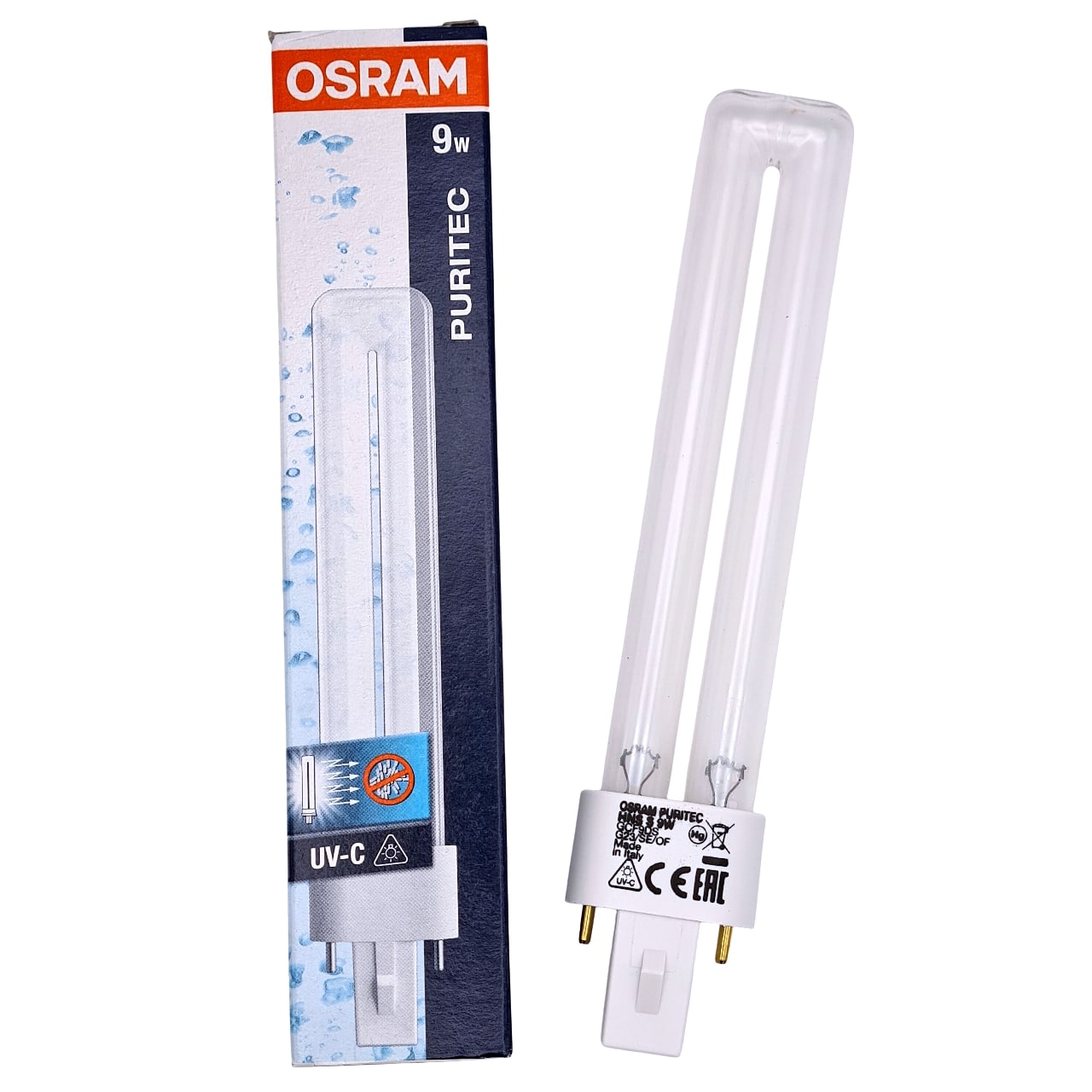 Ampoule UV-C 9W Osram Puritec HNS ampoule UV-C compact universelle 16,5 cm avec culot G23
