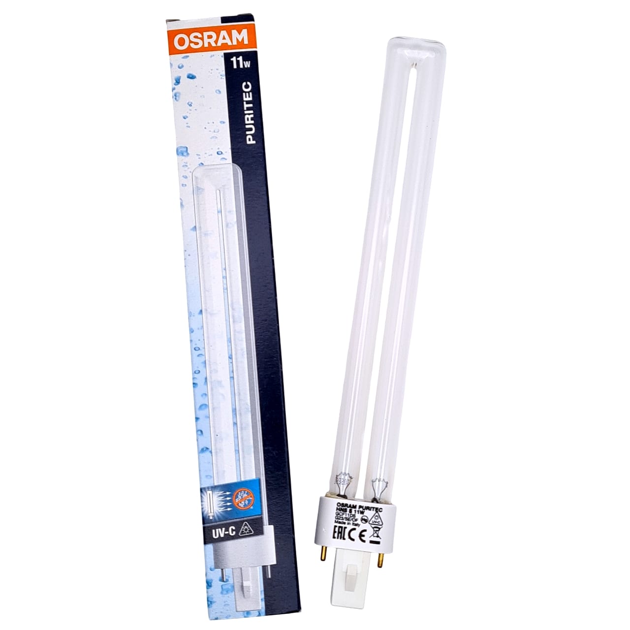 Ampoule UV-C 11W Osram Puritec HNS ampoule UV-C compact universelle 22,5 cm avec culot G23