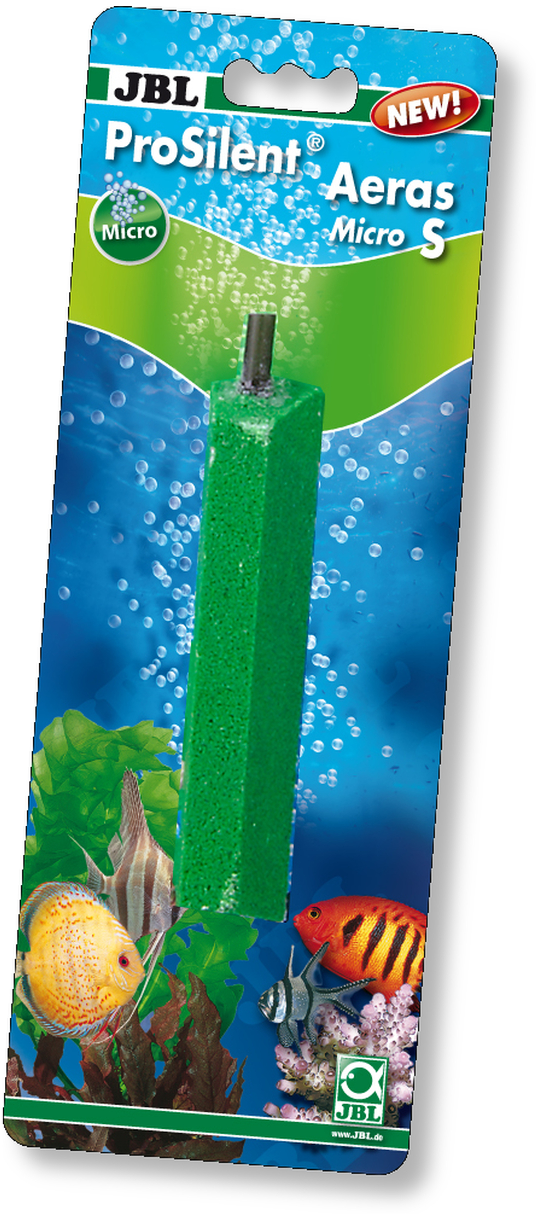 JBL ProSilent Aeras Micro S diffuseur d\'air long de 10 cm pour aquarium