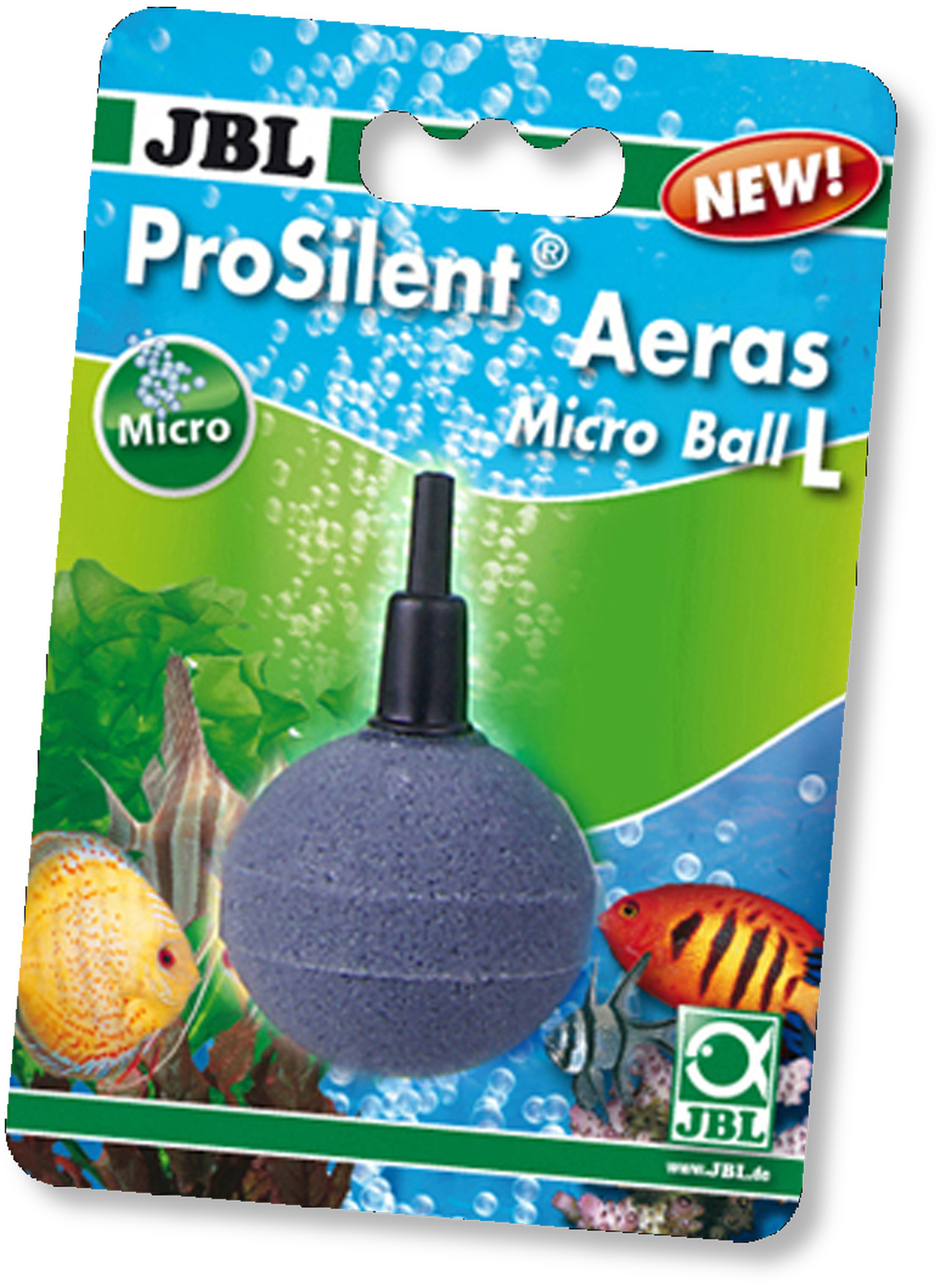 JBL ProSilent Aeras Micro Ball L diffuseur d\'air rond diamètre 40 mm pour aquariums et bassins