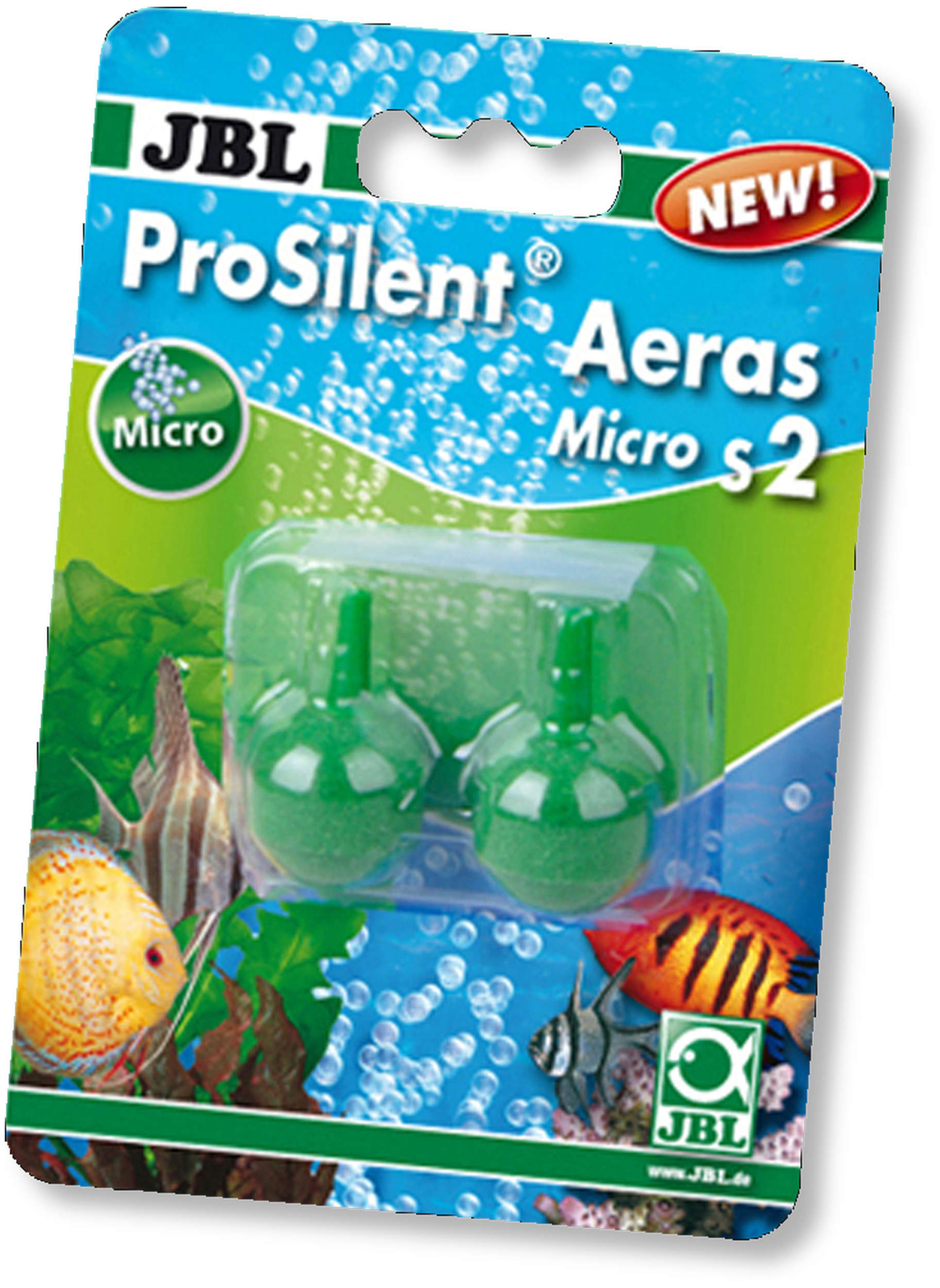 JBL ProSilent Aeras Micro S2 lot de 2 diffuseurs ronds diamètre 22 mm pour aquarium