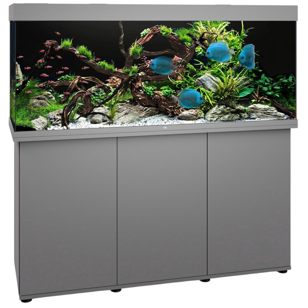 JUWEL Combinaison Rio 450 LED Gris aquarium 151 x 51 x 66 cm 450 L avec meuble SBX assorti