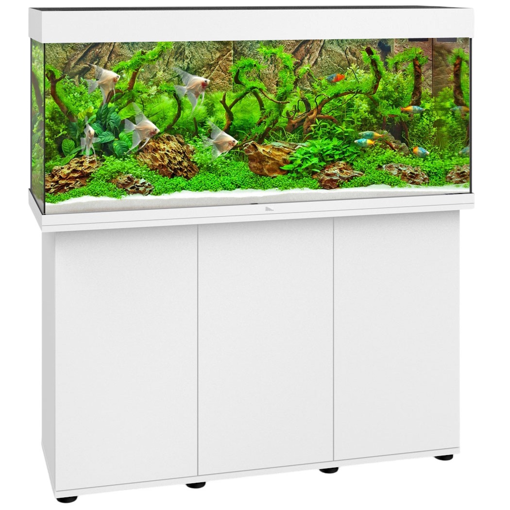 JUWEL Combinaison Rio 240 LED Blanc aquarium 121 x 41 x 55 cm 240 L avec meuble SBX assorti