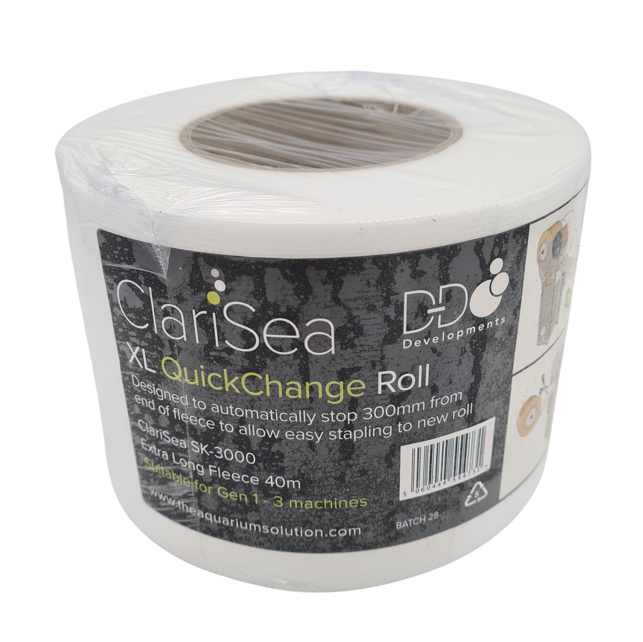 D-D SK3000FF XL G2 rouleau papier de rechange 40 m pour filtre ClariSea SK3000, SK3000M et SK10