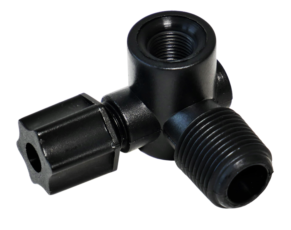 AQUA MEDIC U800.60-41 Coude pression noir pour osmoseur Platinum Line Plus