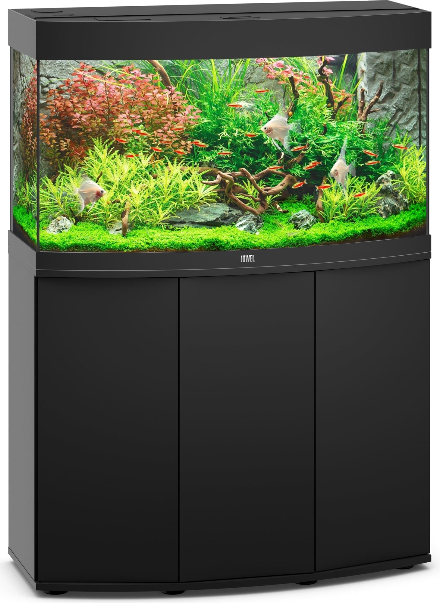 JUWEL Combinaison Vision 180 LED Noir aquarium panoramique 92 x 41 x 51 cm 180 L avec meuble SBX assorti