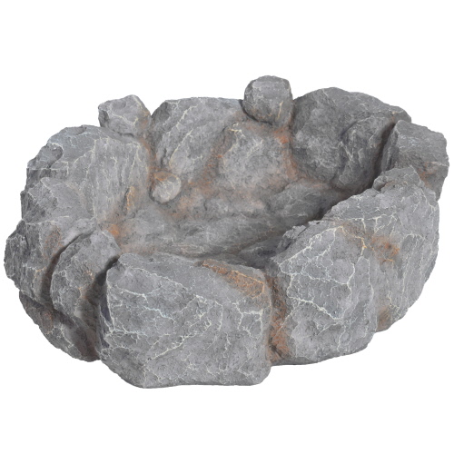 HOBBY Trinkschale Grey Stone 1 abreuvoir baignoire 17 x 15 x 5,5 cm pour reptiles