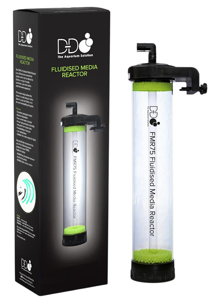 D-D Reacteur haute efficacité pour l\'utilisation fluidisé de matériaux filtrants comme le charbon, biopellets, résines,...