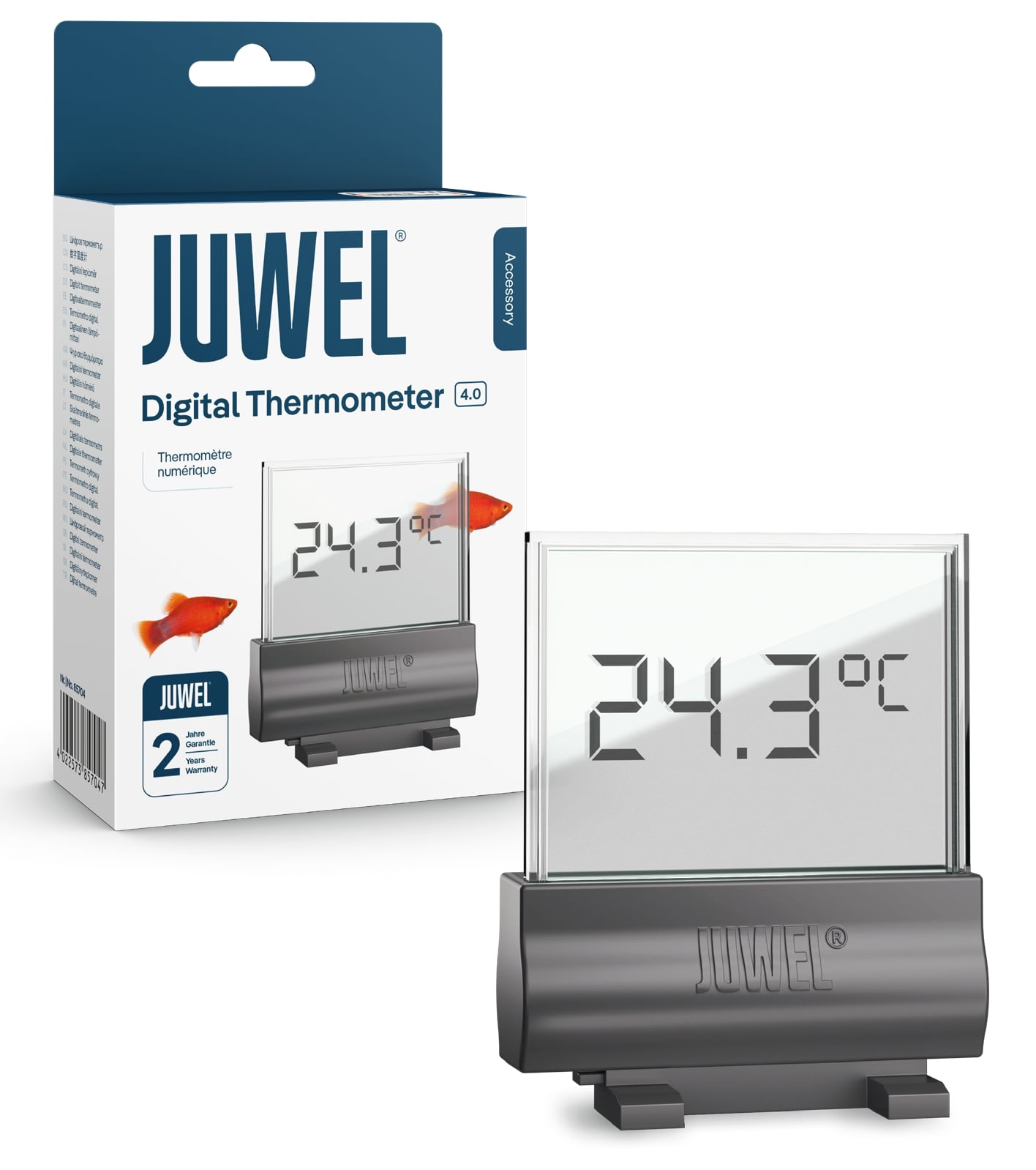JUWEL Digital Thermometer 4.0 thermomètre numérique à pile pour aquarium