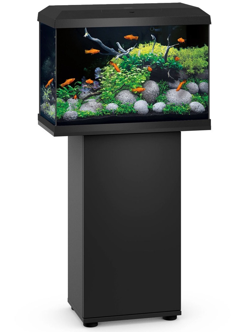 JUWEL Combinaison Primo 70 LED 2.0 Noir aquarium équipé de 70 L dimensions 61 x 31 x 43,5 cm avec meuble SBX à porte