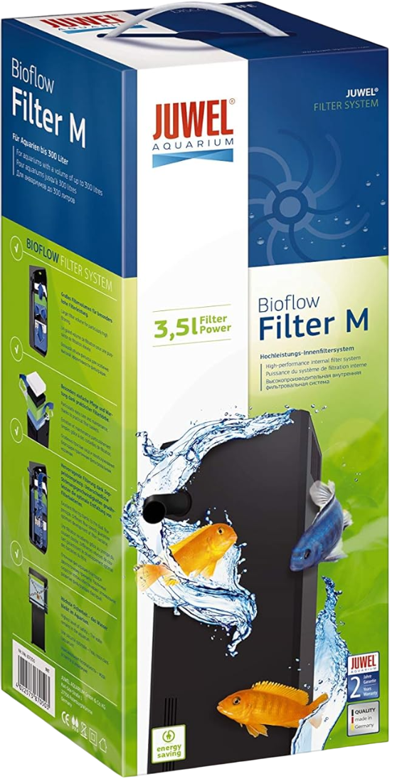 JUWEL BioFlow M filtre biologique à décantation de 3,5 L pour aquarium jusqu\'à 300 L. Livré complet.