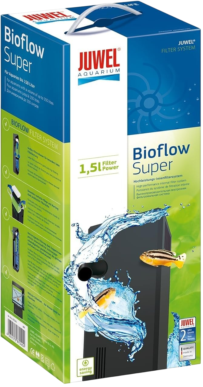 JUWEL BioFlow Super filtre biologique à décantation pour aquarium jusqu\'à 150L. Livré complet.