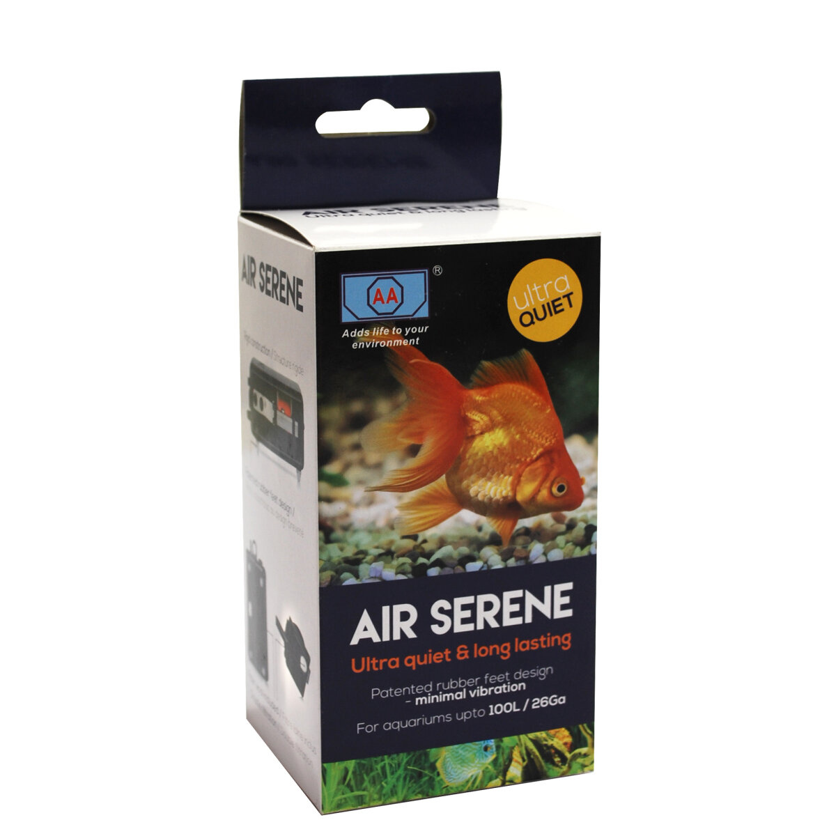 AA Air Serene 54 L/h pompe à air de remplacement 12V pour aquariums AA Deco O, Deco O Mini et Deco Hexo