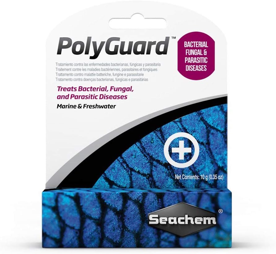 SEACHEM PolyGuard 10 gr traitement puissant contre les maladies bactériennes, fongiques et parasitaires en eau douce