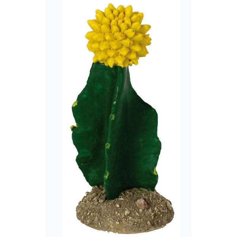 REPTILES PLANET Golden Gilia Cactus 7 x 7 x 15,5 cm décoration artificielle pour terrarium