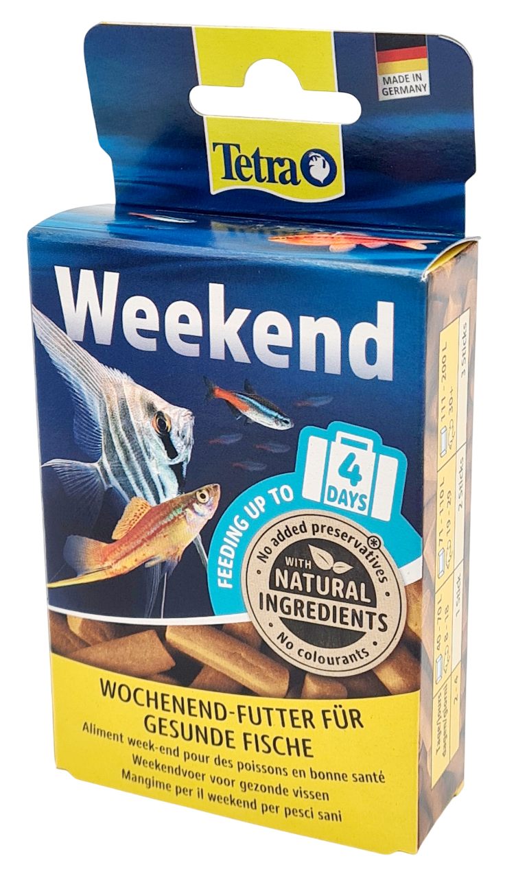 TETRA WeekEnd nourriture complète en sticks pour l\'alimentation de vos poissons jusqu\'à 6 jours