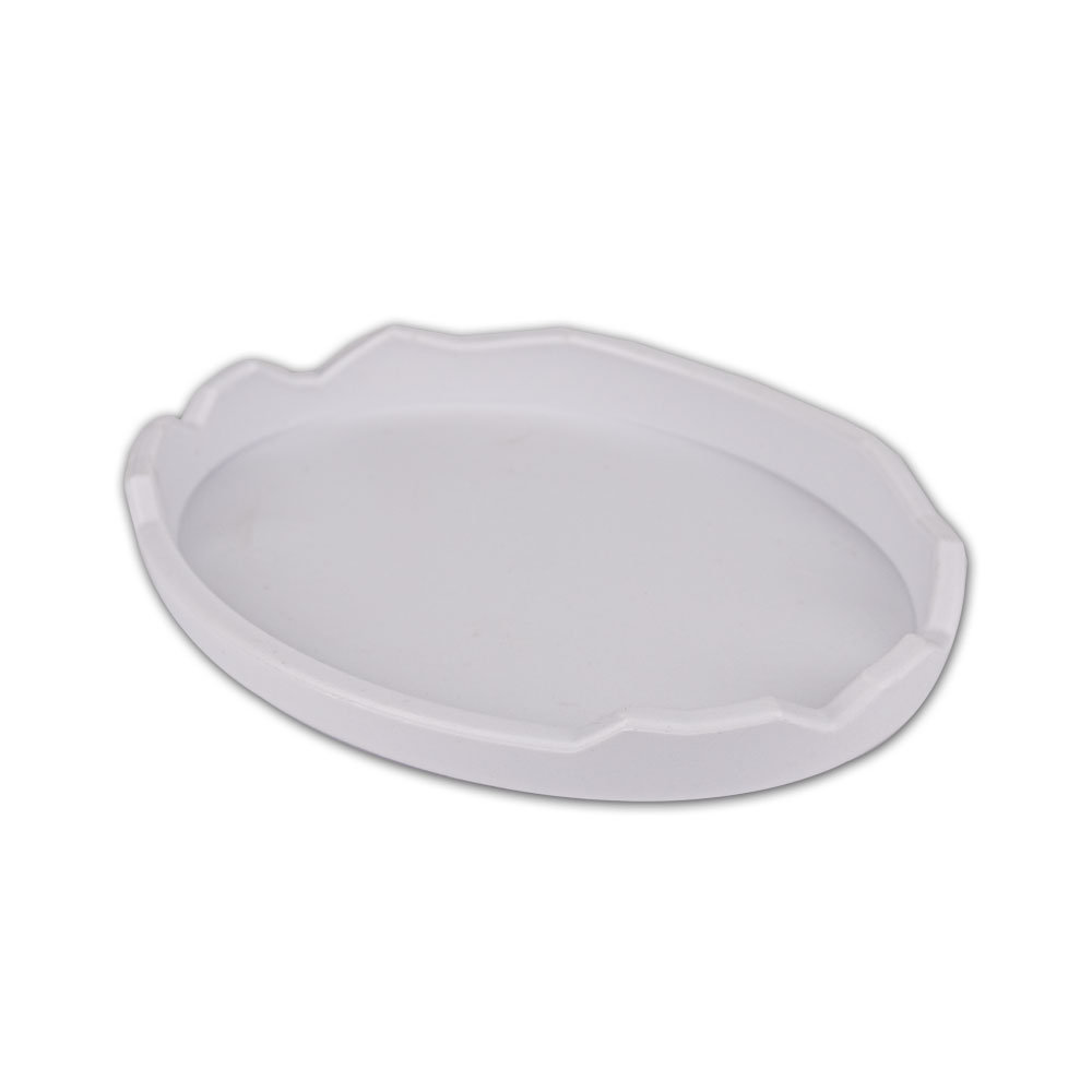 REPTILES PLANET Plastic Dish Round White L 16,6 x 12,2 x 1,8 cm abreuvoir terrarium