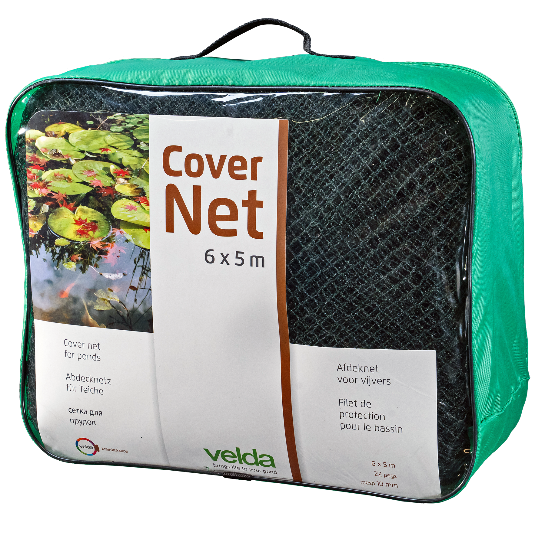 VELDA Cover Net 6 x 5 m filet de protection pour bassin contre les feuilles, hérons et autres prédateurs