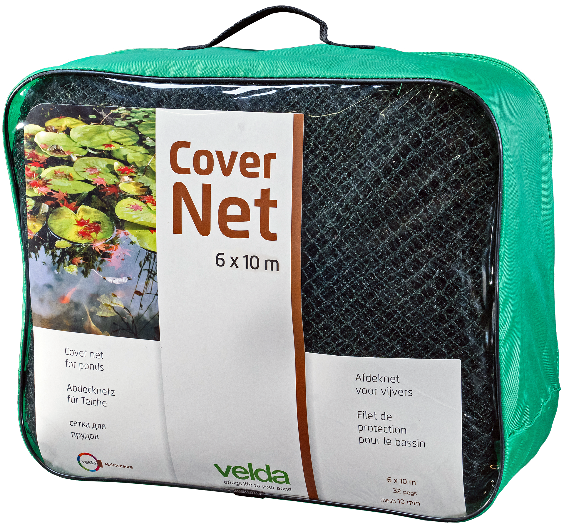 VELDA Cover Net 6 x 10 m filet de protection pour bassin contre les feuilles, hérons et autres prédateurs